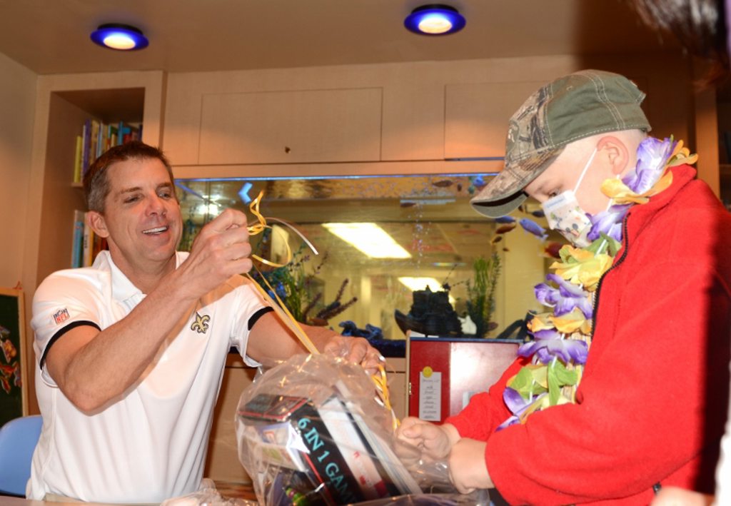 New Orleans Saints Deliver Super Baskets of Hope
